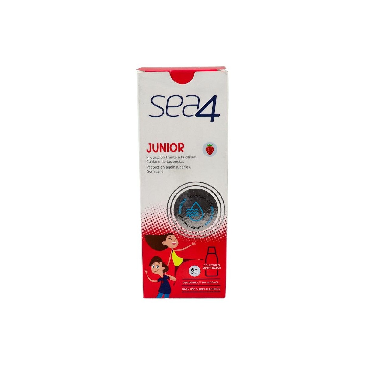 Sea4 Colutorio Junior +6 Años Fresa 500 Ml