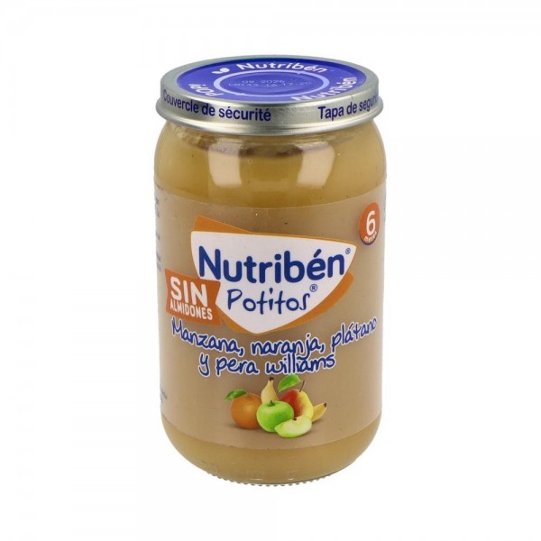Nutriben Potito Manzana Naranja Platano Pera 235 G +6 M