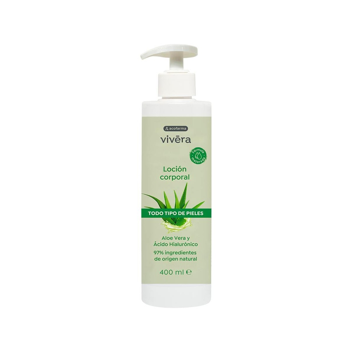 Acof. Vivera Locion Corporal Aloe Vera 400 Ml