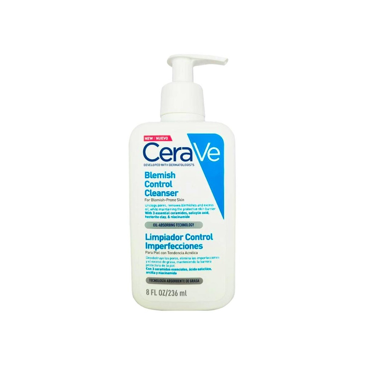 Cerave Limpiador Control Imperfecciones 236 Ml