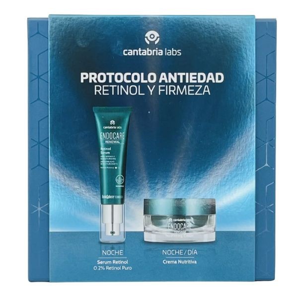 PACK ENDOCARE PROTOCOLO ANTIEDAD SERUM RETINOL+ CREMA...