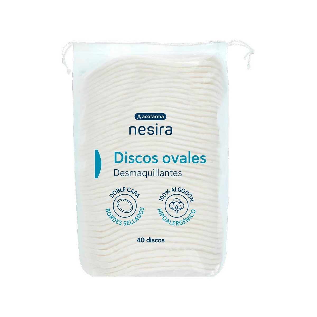 Nesira Discos Oval Desmaqu 40 U