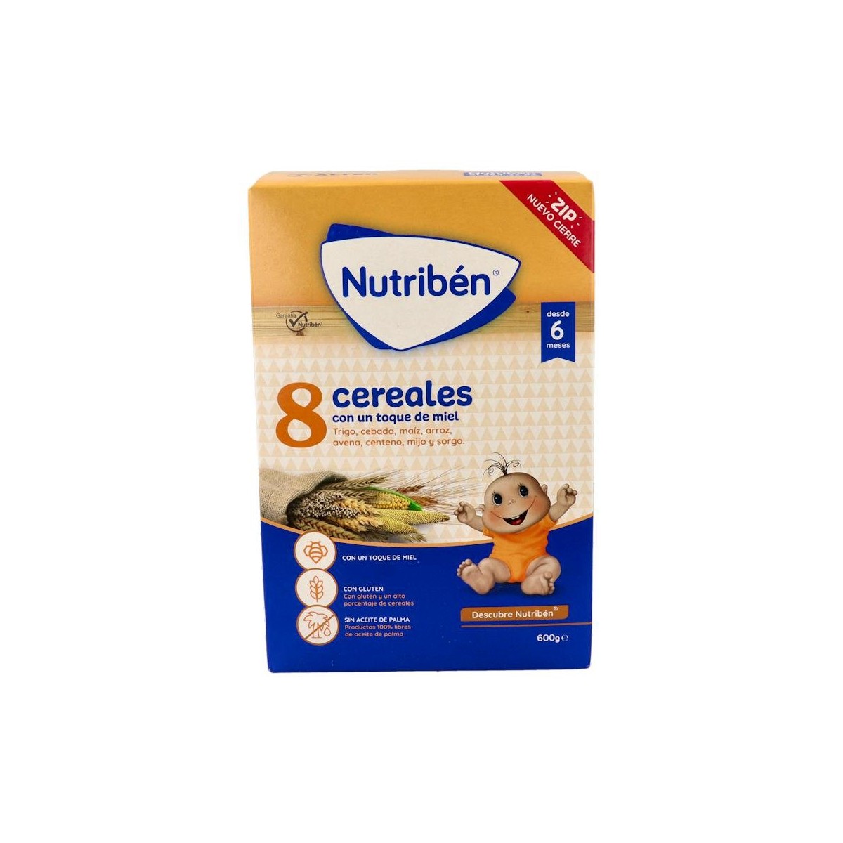 Nutriben 8 Cereales Miel 600 G