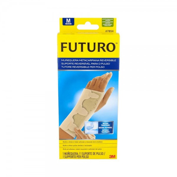 Muñequera Futuro Ferula Reversible T/M Beig