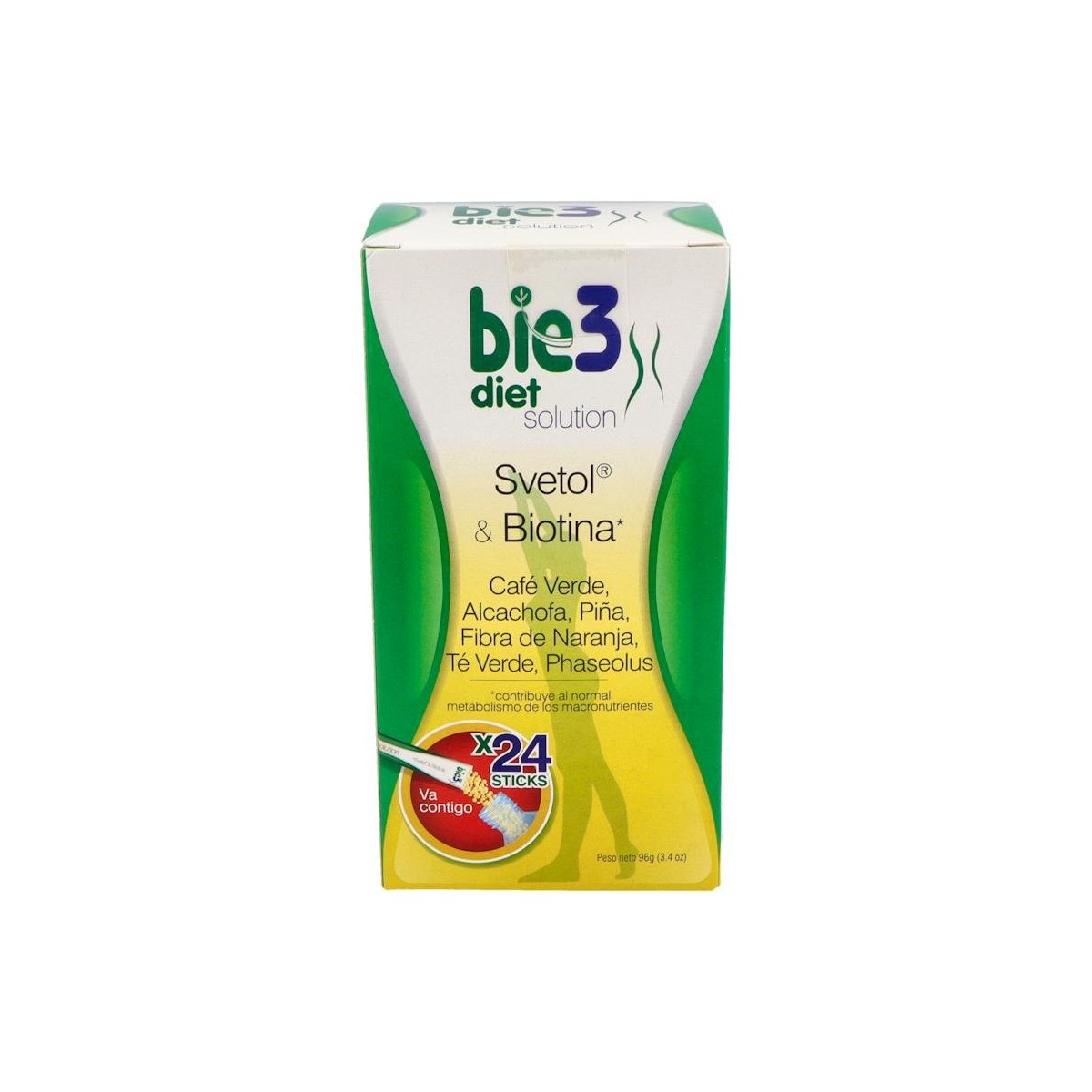 Bie 3 Diet Svetol&Biotina Solution 24 Sticks