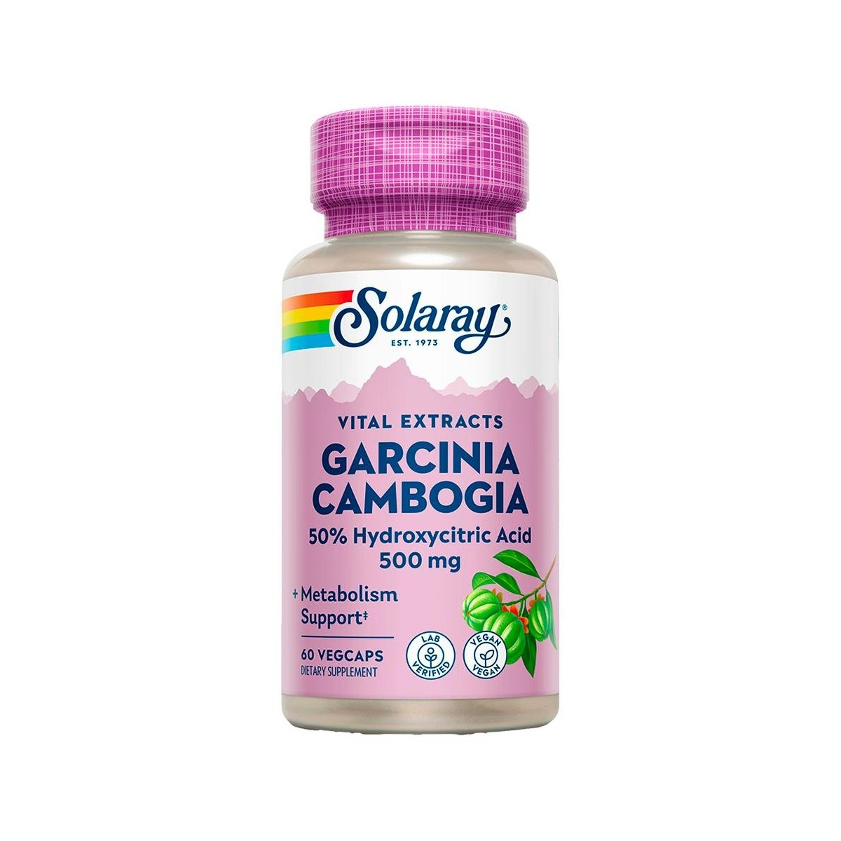 Solaray Garcinia Cambogia 500Mg 60 Vegcaps