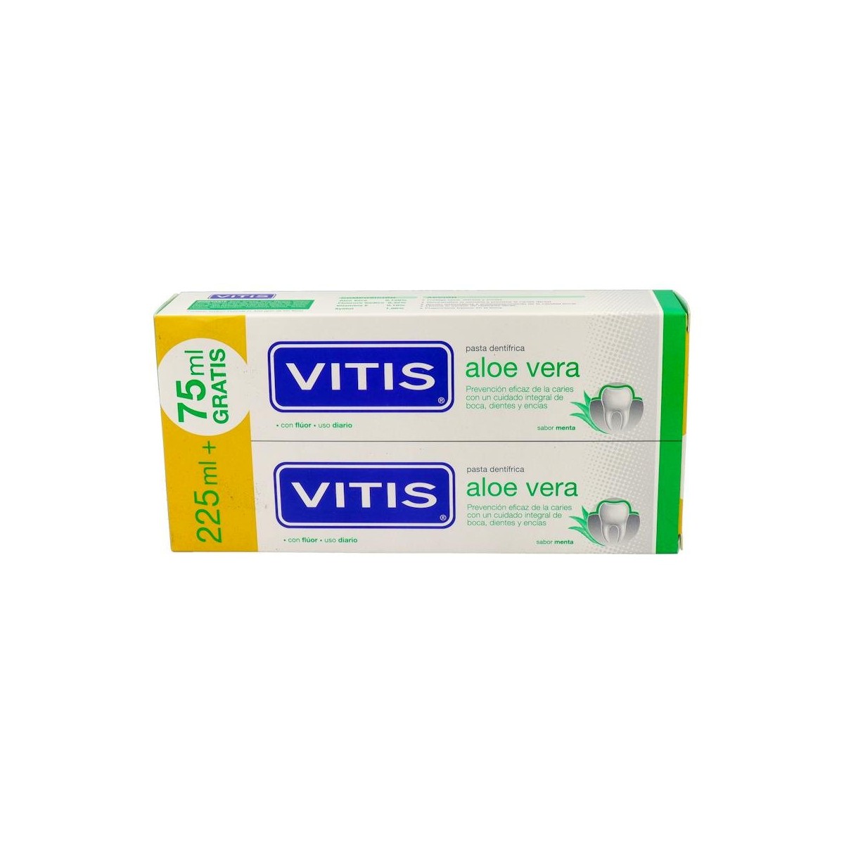Vitis Aloe Vera Menta Pack Pasta 2 X 150 Ml (75...