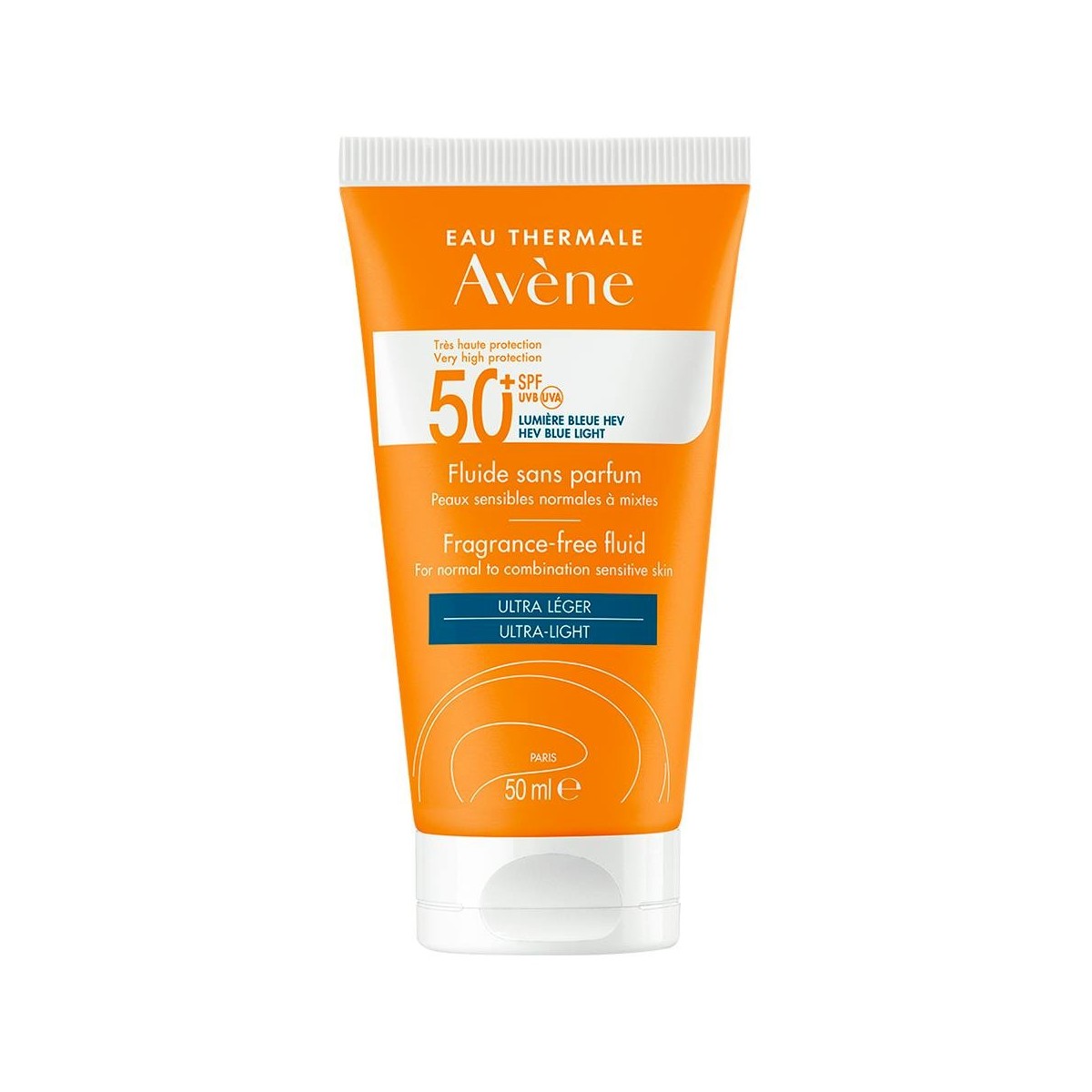Avène Fluido Solar sin perfume SPF 50+ 50ml