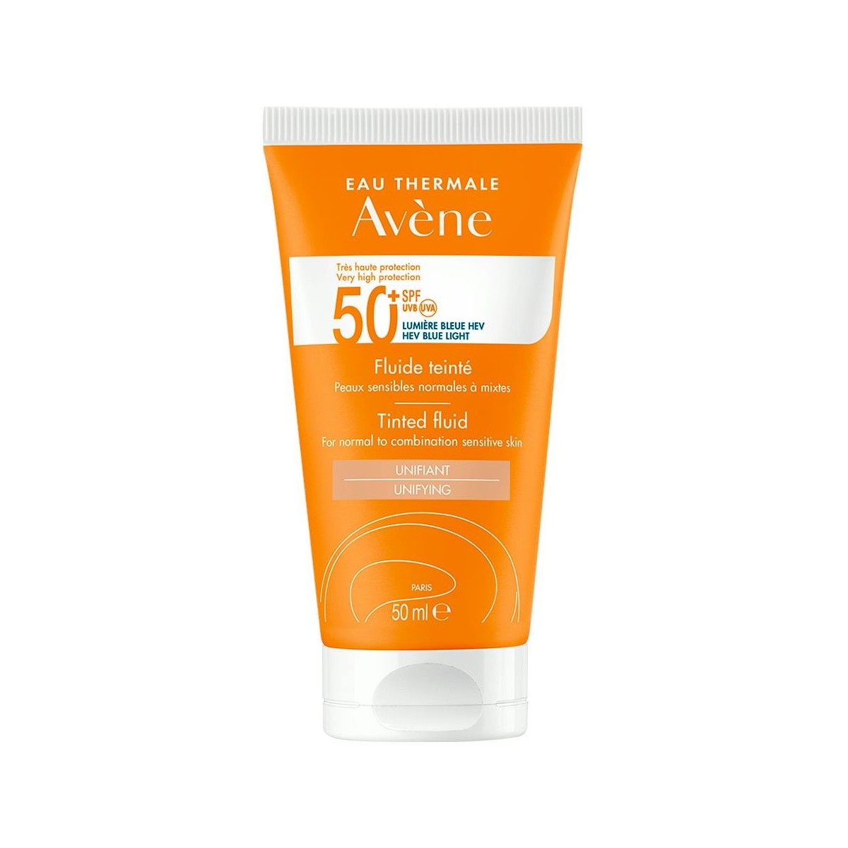 Avène Fluido Solar con color SPF 50+ 50ml