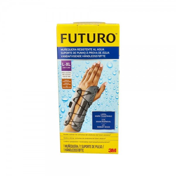 Muñequera Futuro Impermeable Izq L/Xl Gris