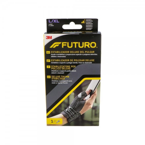 Muñequera Futuro Pulgar Negra L/Xl