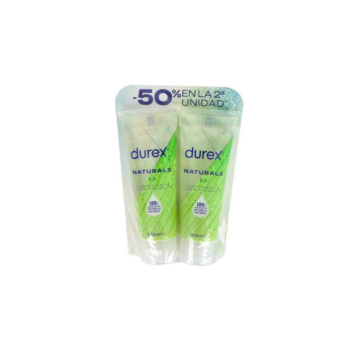 Durex Duplo Naturals Gel Original 2X100Ml