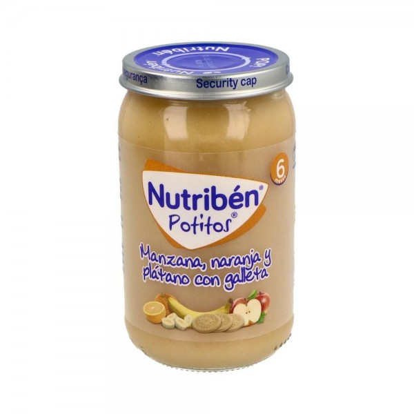 Nutriben Potito Manzana Naranja Platano Galleta 235 G +6 M